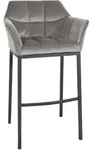 CLP Barhocker, Grau, Metall, 64x110x48 cm, Esszimmer, Barm&ouml;bel, Barhocker