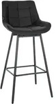 CLP Barhocker, Schwarz, Metall, 49x105x56 cm, Esszimmer, Barm&ouml;bel, Barhocker