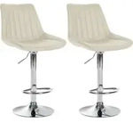 CLP Barhocker, Creme, Metall, 49.5x91x50 cm, Esszimmer, Barm&ouml;bel, Barhocker