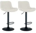 CLP Barhocker, Creme, Metall, 48x81x54 cm, Esszimmer, Barm&ouml;bel, Barhocker