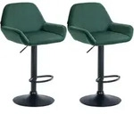 CLP Barhocker, Dunkelgr&uuml;n, Metall, 51x89x52 cm, Esszimmer, Barm&ouml;bel, Barhocker
