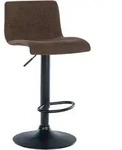 CLP Barhocker, Braun, Metall, 39x84x36 cm, Esszimmer, Barm&ouml;bel, Barhocker