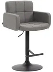 CLP Barhocker, Grau, Metall, 60x93x56 cm, Esszimmer, Barm&ouml;bel, Barhocker