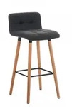CLP Barhocker, Dunkelgrau, Holz, 42x94x49 cm, Esszimmer, Barm&ouml;bel, Barhocker
