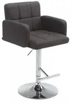 CLP Barhocker, Dunkelgrau, Metall, 60x93x56 cm, Esszimmer, Barm&ouml;bel, Barhocker