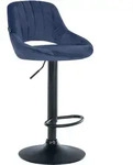CLP Barhocker, Blau, Metall, 47x85x48 cm, Esszimmer, Barm&ouml;bel, Barhocker