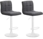 CLP Barhocker, Hellgrau, Metall, 46x94x47 cm, Esszimmer, Barm&ouml;bel, Barhocker