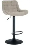 CLP Barhocker, Taupe, Metall, 48x81x54 cm, Esszimmer, Barm&ouml;bel, Barhocker