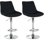 CLP Barhocker, Schwarz, Metall, 49.5x91x50 cm, Esszimmer, Barm&ouml;bel, Barhocker