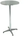 Gardenson Bistrotisch, Silber, Metall, rund, rund, 110 cm, Esszimmer, Tische,