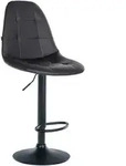 CLP Barhocker, Schwarz, Textil, 47x58x56 cm, Esszimmer, Barm&ouml;bel, Barhocker