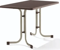 Sieger GARTENKLAPPTISCH Champagner, Mokka 70x72x115 cm