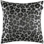 Joop! Kissenh&uuml;lle J!Leo, Grau, Schwarz, Silber, Beige, Textil, Animalprint, 40x40