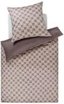 Joop! Wendebettwäsche Cornflower Double , Taupe , Textil , Graphik , 135x200 cm , Joop! Wendebettwäsche Cornflower Double , Taupe , Textil , Graphik , 135x200 cm ,