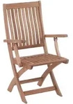 Zebra Gartenklappsessel Bueno, Teak, Holz, Teakholz, massiv, eckig, 60x106x76 cm,