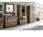 Mid.you Garderobe, Mehrfarbig, Holz, 6-teilig, Altholz, massiv, 250x180x45 cm,
