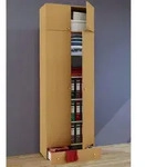 Mid.you Mehrzweckschrank, Buche, Kunststoff, Holzoptik, 4 F&auml;cher, 1...