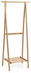 Zeller Present Kleiderst&auml;nder, Natur, Holz, Bambus, 73.5x44.5x159 cm, Garderobe,