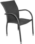 Zebra Stapelsessel Milano, Grau, Alu, Metall, Kunststoff, rund, 53x87x70 cm,