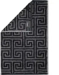 Cawoe G&auml;stetuch, Grau, Textil, Grafikmuster, 30x50 cm, Badtextilien,