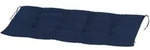 Siena Garden Bankauflage, Blau, Textil, Uni, F&uuml;llung: Schaumstoff, 48x6x120 cm,