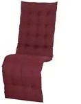 Siena Garden Liegenauflage, Rot, Textil, Uni, F&uuml;llung: Schaumstoff, 48x6x160...