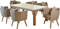 Gardenson GARTENTISCHGRUPPE Braun, Beige