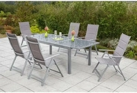 Gardenson GARTENTISCHGRUPPE Braun, Silber