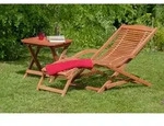 Gardenson B&auml;derliege, Braun, Holz, Eukalyptusholz, Hartholz, 69x69x158 cm, FSC Mix,