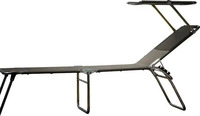 FIAM DREIBEINLIEGE Taupe, Alu 58x42x190 cm