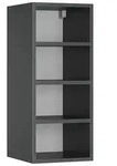 Vicco H&auml;ngeschrank, Anthrazit, Anthrazit, Holzwerkstoff, 3 F&auml;cher, Rechteckig,