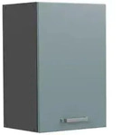 Vicco H&auml;ngeschrank, Blaugrau, Anthrazit, Holzwerkstoff, 1 F&auml;cher, Rechteckig,