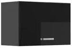Vicco H&auml;ngeschrank, Schwarz Hochglanz, Anthrazit, Holzwerkstoff, 1 F&auml;cher,