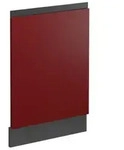 Vicco Frontblende, Rot, Anthrazit, Holzwerkstoff, Rechteckig, 45x67.4x1.6 cm,