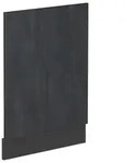 Vicco Frontblende, Schwarz, Anthrazit, Holzwerkstoff, Rechteckig, 45x57.2x1.6 cm,