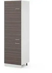 Vicco K&uuml;hlumbauschrank, Grau, Wei&szlig;, Holzwerkstoff, 1 F&auml;cher, Rechteckig,