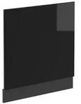 Vicco Frontblende, Schwarz Hochglanz, Anthrazit, Holzwerkstoff, Rechteckig,