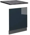 Vicco Frontblende, Dunkelblau, Anthrazit, Holzwerkstoff, Rechteckig, 60x67.4x60...