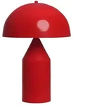 Bamyum Tischleuchte, Rot, Metall, Zylindrisch,Zylindrisch, 30x50 cm, Lampen &
