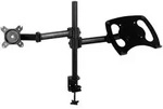 Mid.you Monitor-Halterung, Schwarz, Metall, 88x60x8 cm, 360&deg; drehbar, Arbeitszimmer,