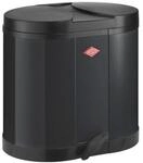 Wesco Abfallsammler &Ouml;kosammler 170, Schwarz, Kunststoff, 2X15 L, 45x43x36 cm, Made