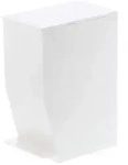 Yamazaki Pedal-Abfallbeh&auml;lter, Wei&szlig;, Kunststoff, 12x27.5x19.5 cm, K&uuml;chen,