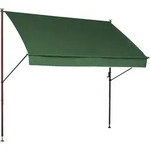 Boxxx Klemmmarkise, Gr&uuml;n, Metall, Textil, Uni, 400x225-275x150 cm, Sonnen- &