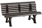 Modante GARTENBANK Braun 150x80x64 cm
