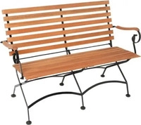 Gardenson GARTENBANK Natur 125x58x85 cm