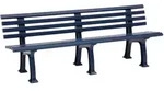 Modante GARTENBANK Blau 200x74x54 cm