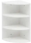 Mid.you Eckregal, Wei&szlig;, Holzwerkstoff, 2 F&auml;cher, 30x60x30 cm, h&auml;ngend, Wohnzimmer,