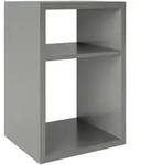 Mid.you Regal, Grau, Holzwerkstoff, 1 F&auml;cher, 58x39x34 cm, Fsc, Beim&ouml;bel