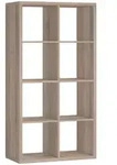 Carryhome Raumteiler Style, Sonoma Eiche, Holzwerkstoff, 77x147x38 cm, Beim&ouml;bel