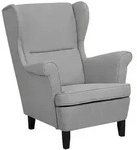 Beliani Sessel, Grau, Holz, 1-Sitzer, 74x102x63 cm, Wohnzimmer, Sessel, Ohrensessel